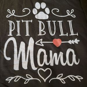 GiLdan Pit Bull Mama Sweatshirt Size Large